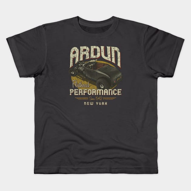 Ardun Flathead Performance Kids T-Shirt by JCD666